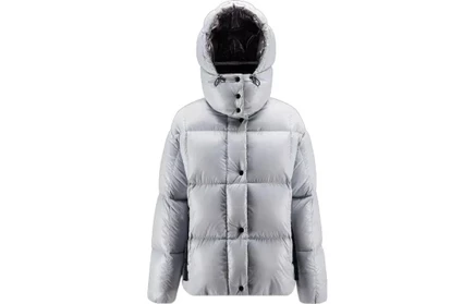 Женский короткий пуховик Moncler Parana, серый