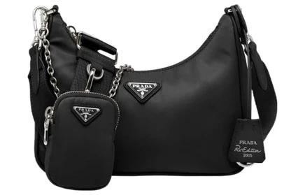 Женская сумка Prada Re-Edition 2005, черная