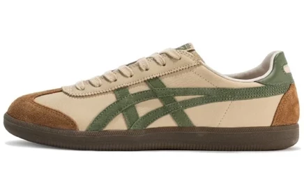Мужские кроссовки Onitsuka Tiger Tokuten, бежево-зеленые