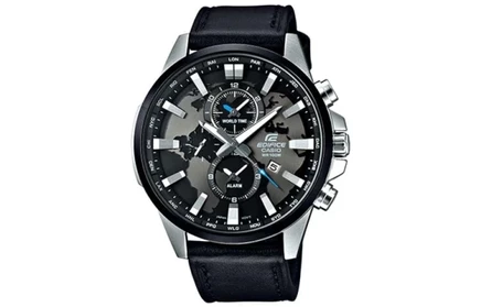 Мужские часы Casio EFR-303L-1A, черный циферблат