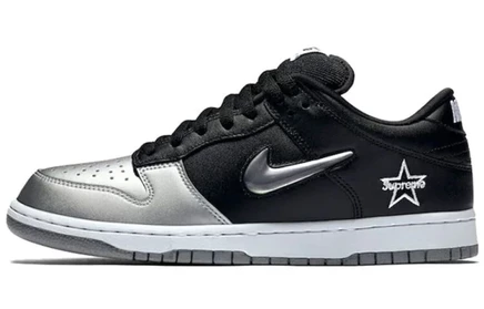 Кроссовки мужские для девочек Nike X Supreme SB Dunk Low Qs 193153891059 по умолчанию