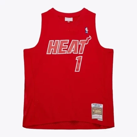Мужская баскетбольная майка Mitchell & Ness Chris Bosh, красная