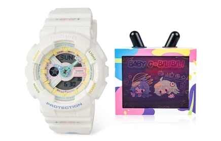 Женские часы Casio BABY-G BA-110TM-7APRB, белые