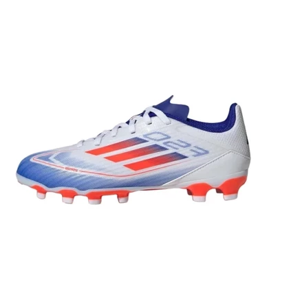 Детские бутсы Adidas F50 League, бело-сине-красные