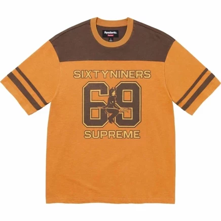 Мужская футболка Supreme Hysteric Glamour 69, оранжевая
