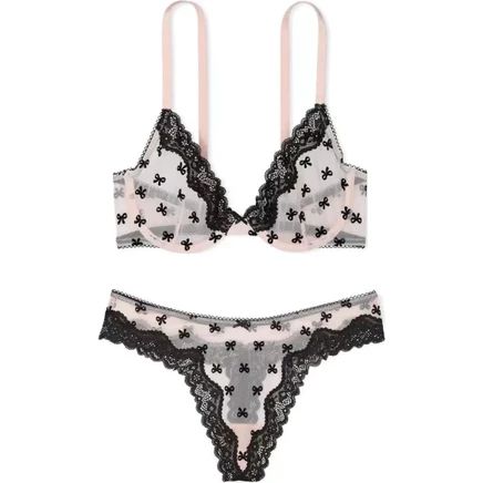 Женский комплект белья Victoria's Secret Pink, розовый
