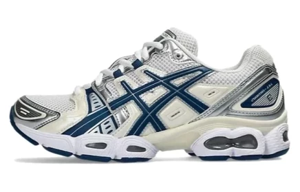 Женские кроссовки Asics Gel Nimbus 9, бело-синие