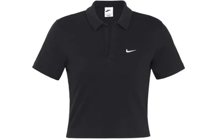 Женское поло Nike Sportswear Essentials, черное