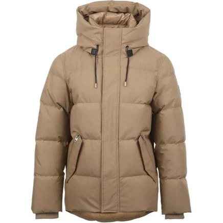 Мужской пуховик Mackage с капюшоном, зеленый