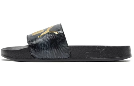 Женские шлепанцы Puma Leadcat Snake Lux, черные