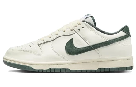 Мужские кроссовки Nike Dunk Low, бело-зеленые