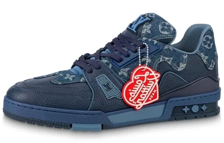 Мужские кроссовки Louis Vuitton LV Trainer, синие