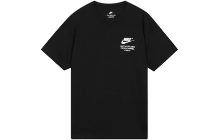 Мужская футболка Nike Sportswear с логотипом, черная