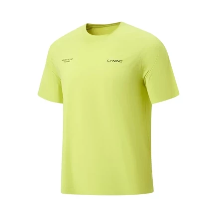 Мужская футболка Li-Ning Fitness Series, желто-зеленая