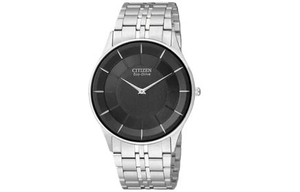 Мужские часы Citizen Eco-Drive, черный циферблат