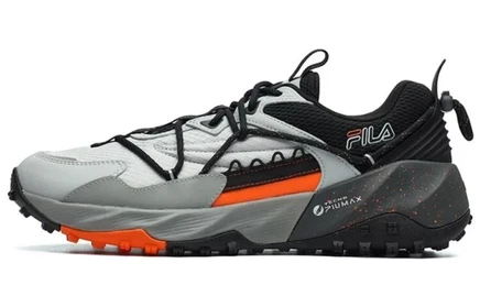 Мужские кроссовки Fila Outdoor, черно-серо-оранжевые