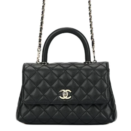 Женская маленькая сумка Chanel Coco A92990, черная