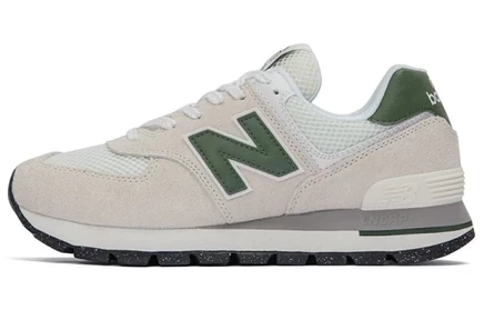 Мужские кроссовки New Balance 574, бежево-зеленые