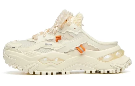 Женские мюли FILA FUSION Bianco, кремовые