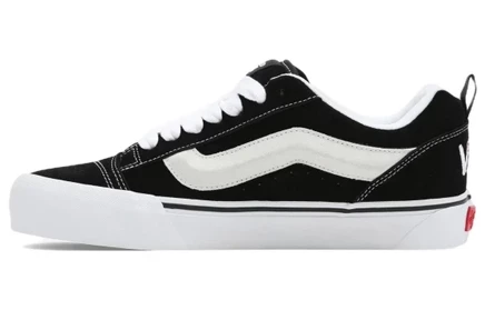Мужские кеды Vans Knu Skool V3R LX, чёрно-белые