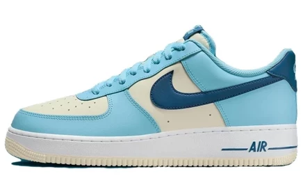 Кроссовки Nike Air Force 1 Low '07, сине-бежевые