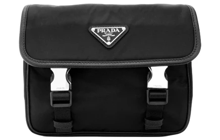 Мужская сумка Prada из нейлона, черная