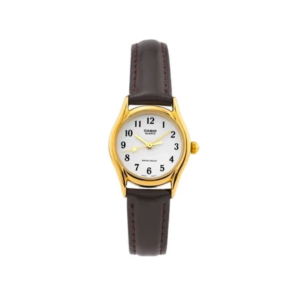 Женские часы Casio LTP-1094Q-7B4, бело-коричневые