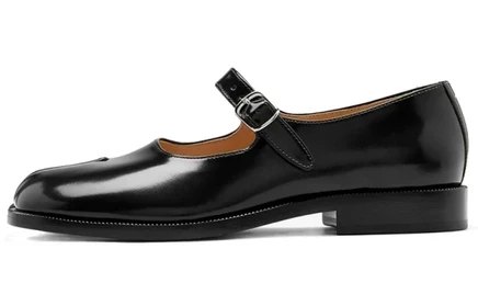 Женские туфли Maison Margiela Tabi Mary Jane, черные