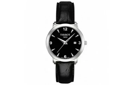 Женские часы Tissot Meishi, чёрные