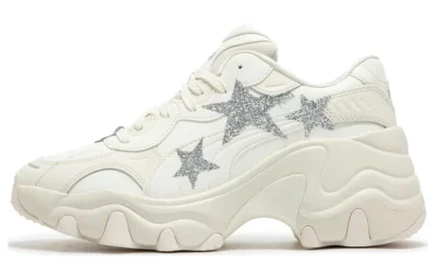 Женские кроссовки Puma Pulsar Wedge, бело-серебристые