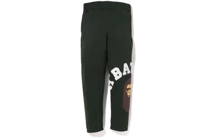 Мужские спортивные брюки A Bathing Ape Giant College, зеленые