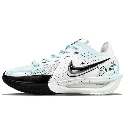 Унисекс баскетбольные кроссовки Nike G.T. Cut 3, бело-синие
