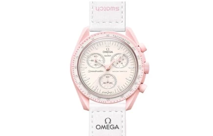 Часы Swatch MoonSwatch Mission to Venus SO33P100, розовые