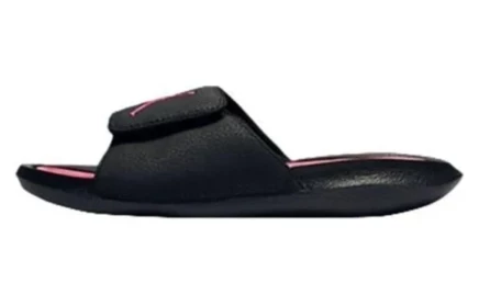 Детские шлёпанцы Jordan Hydro 6 GS, чёрно-розовые