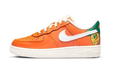 Кеды для девочек Nike Air Force 1 LV8, оранжевые