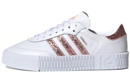 Женские кроссовки Adidas Sambarose, бело-розовые