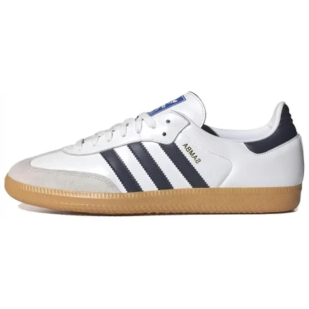 Мужские кроссовки Adidas Originals Samba OG, бело-синие