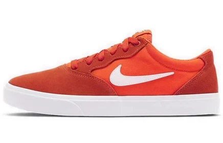 Мужские кроссовки Nike SB Chron SLR, оранжево-белые