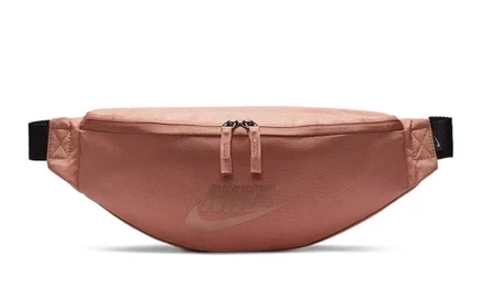 Унисекс поясная сумка Nike через плечо, розовая