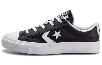 Мужские кожаные кеды Converse Star Player Ox, черные