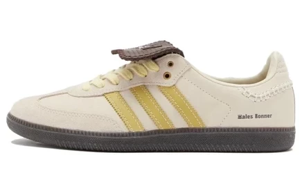 Мужские кеды adidas Wales Bonner x Samba, экрю-желтые