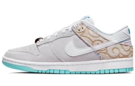 Мужские кроссовки Nike Dunk Low SE Barber Shop, серые
