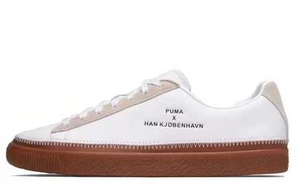 Мужские кроссовки Puma Clyde Stitched, белые