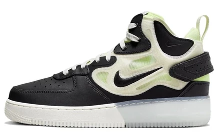 Кроссовки Nike Air Force 1 React Mid, черные