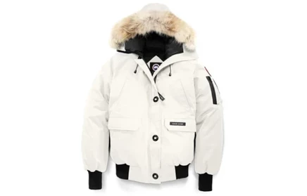 Женская зимняя пуховая куртка Canada Goose, белая