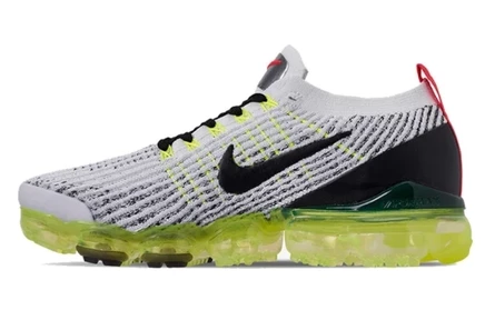 Кроссовки Nike Air VaporMax Flyknit 3, бело-чёрные