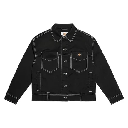 Женская джинсовая куртка Dickies, черная