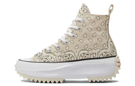 Женские кеды Converse Run Star Hike Hi, бежевые