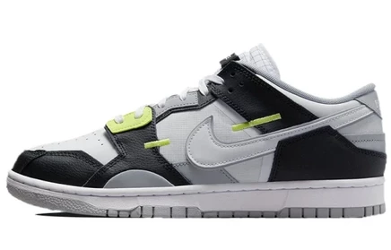 Мужские кроссовки Nike Dunk Scrap, серо-желтые