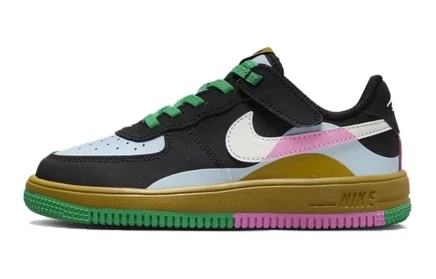 Детские кеды Nike Air Force 1 LV8 2, черно-синие